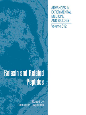 cover image of Relaxin and Related Peptides